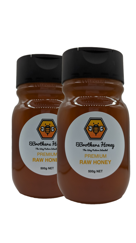 Raw Honey Squeeze Double Pack 1kg